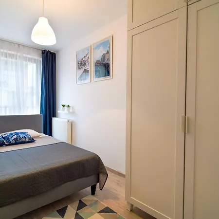 公寓 Astrid - Rodzinny 2pok Ap Blisko Morza Parking, Basen Z Sauna W Cenie